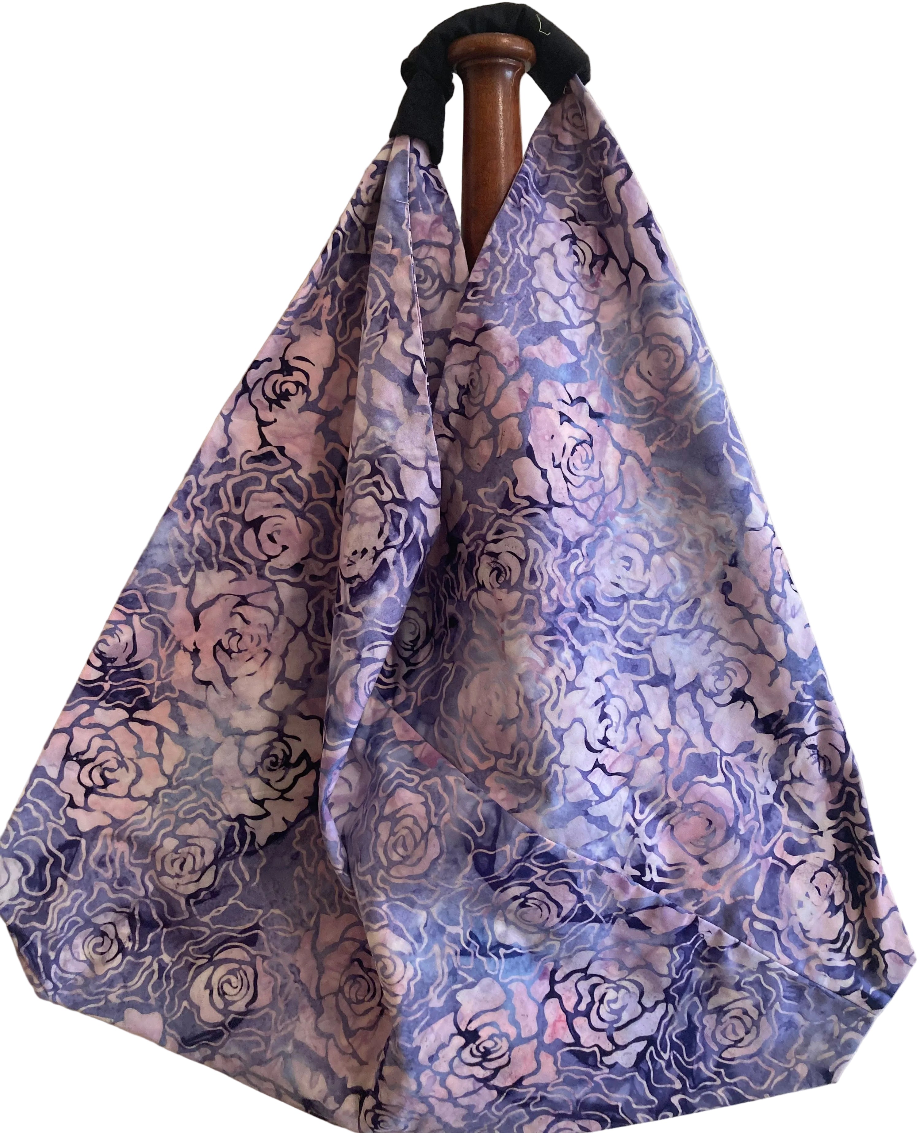 Origami Bag Purple Floral