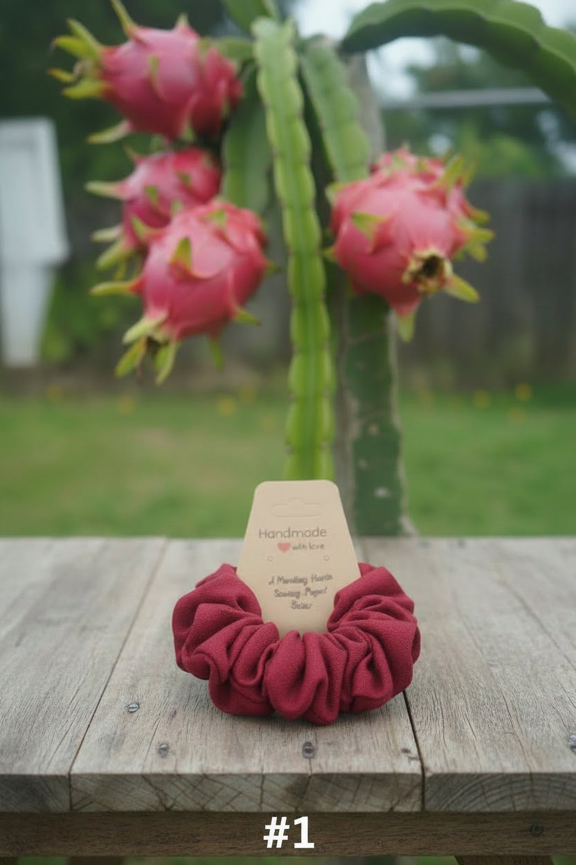 One of a Kind Scrunchies (each sold separately for $5, or 5 for $20)