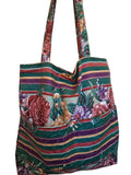 Tote Bag Floral/Striped