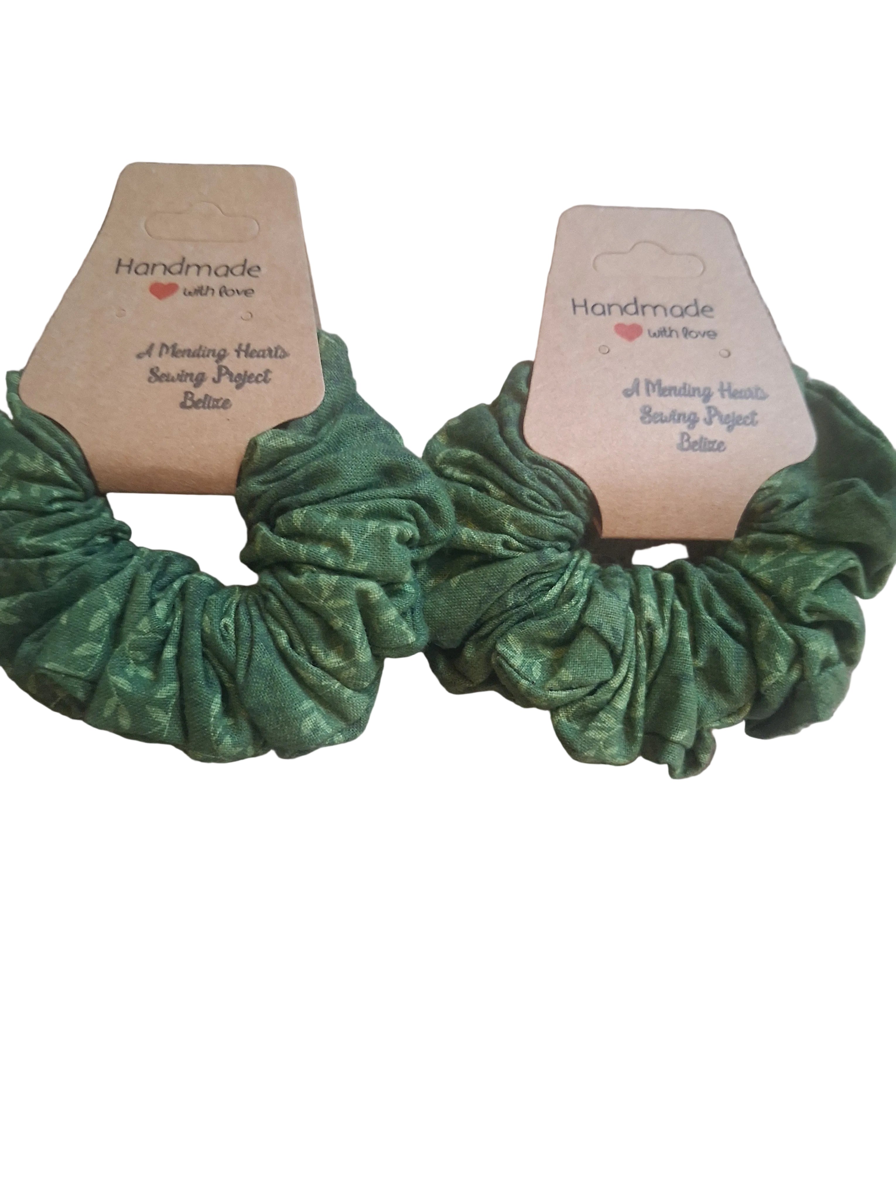 Green Leaves 🍃 #5thforfree Scrunchies (each sold separately for $5, or 5 for $20)
