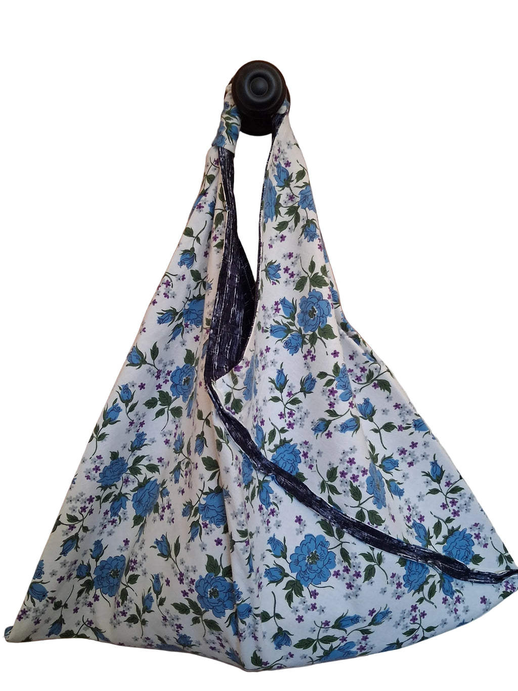 Origami Bag Blue/Purple Floral