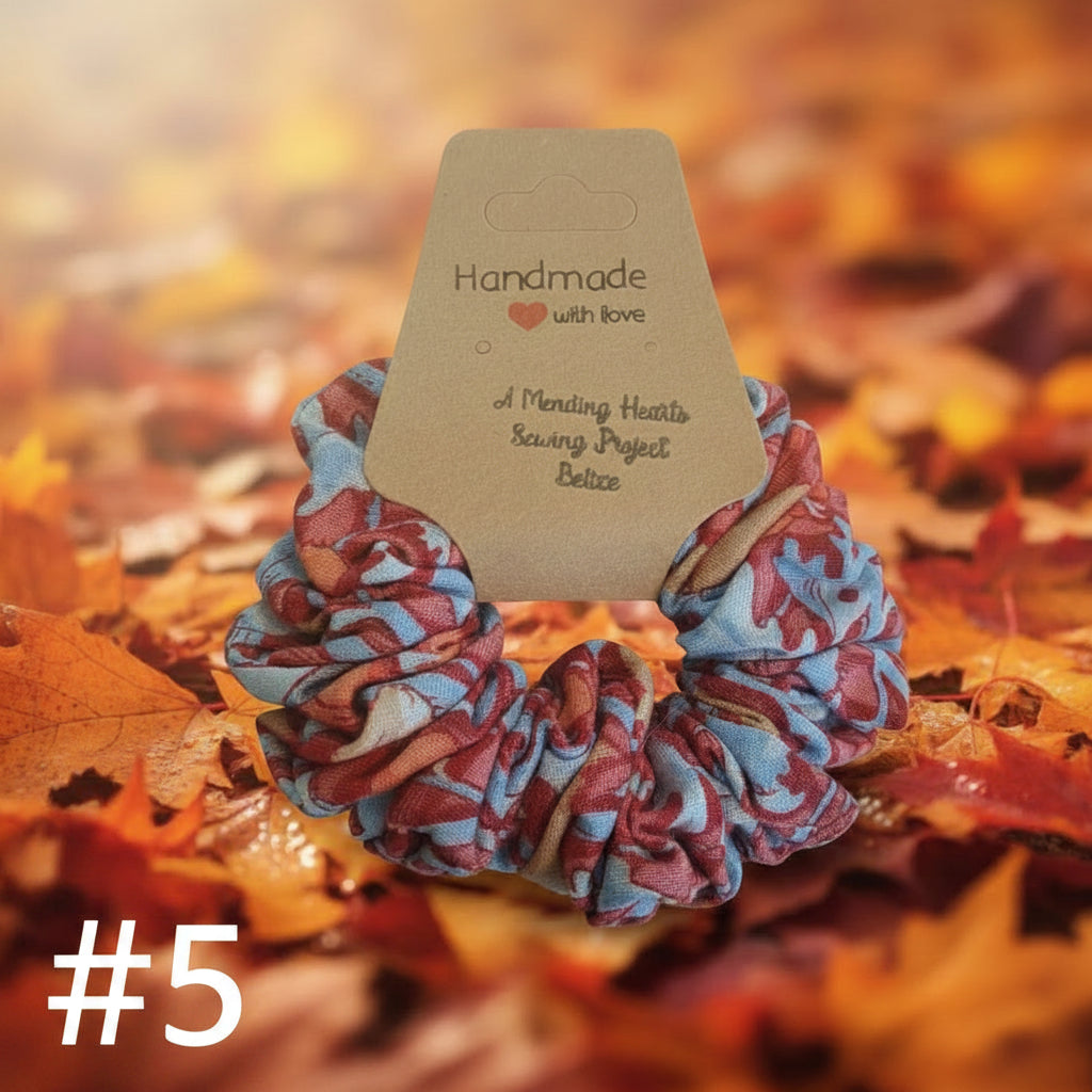 One of a Kind Scrunchies (each sold separately for $5, or 5 for $20)