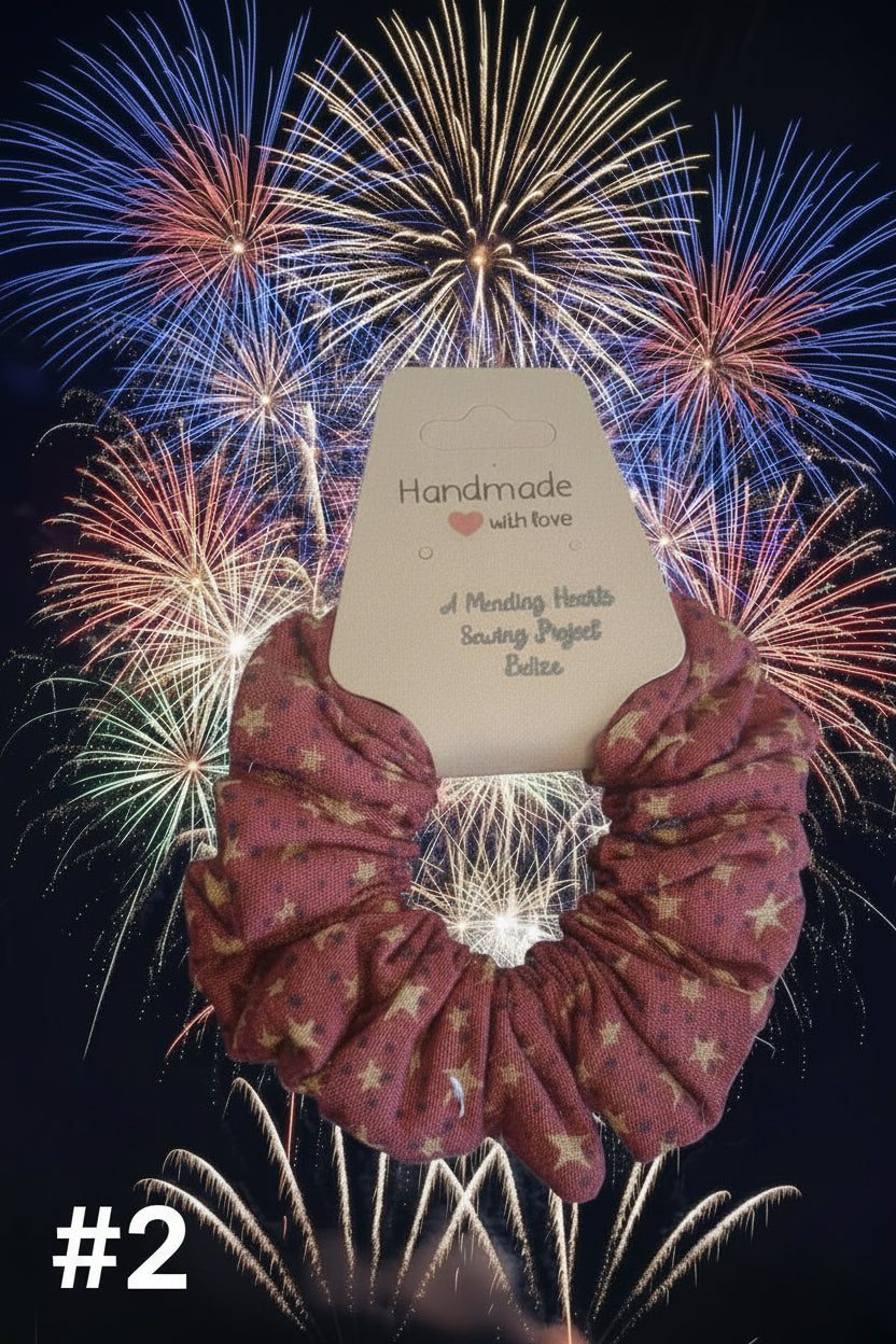 One of a Kind Scrunchies (each sold separately for $5, or 5 for $20)
