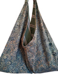 Origami Bag Green/Yellow with Green/White Handle
