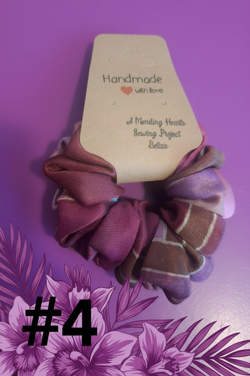 One of a Kind Scrunchies (each sold separately for $5, or 5 for $20)