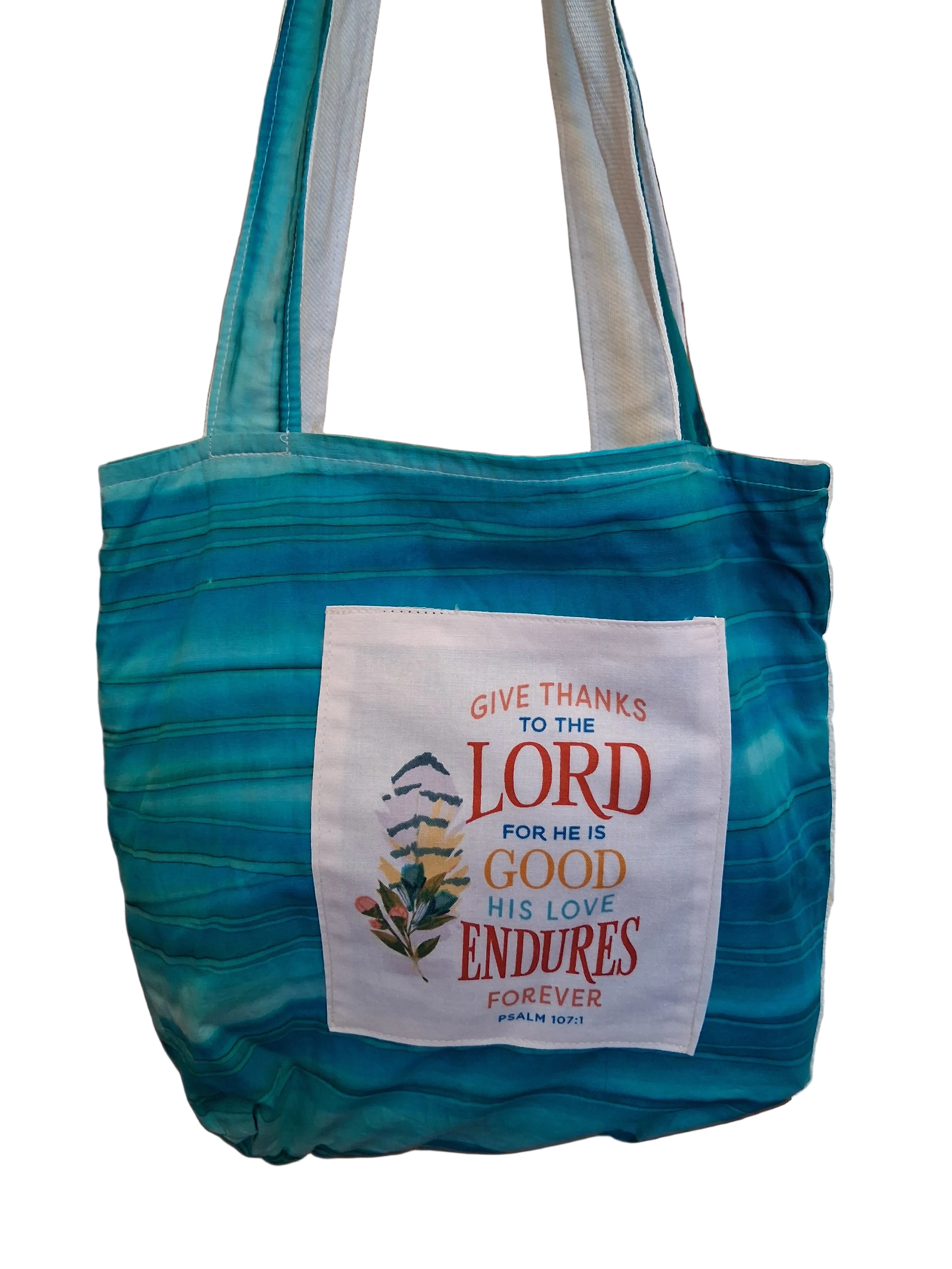 Bible Book Bag Psalm 107:1